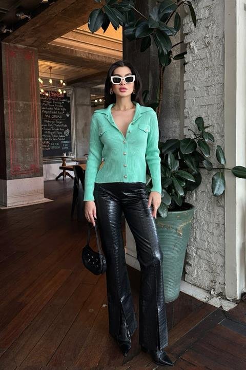 Houston Fitilli Triko Hırka 1287-15