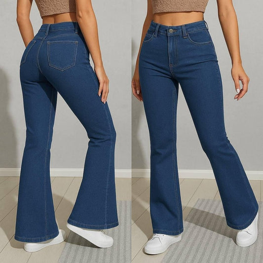 Kadın Yüksek Bel Bol Paça Pantolon