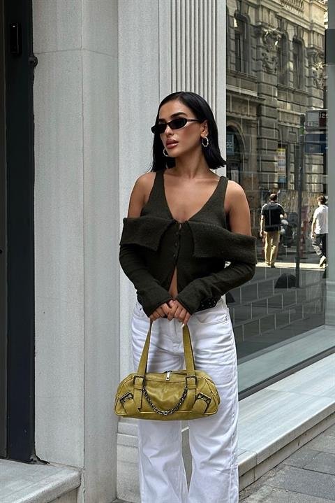 Cynthia Cut Out Triko Hırka 5116-23