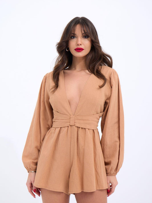 6528 TULUM ELBİSE-CAMEL