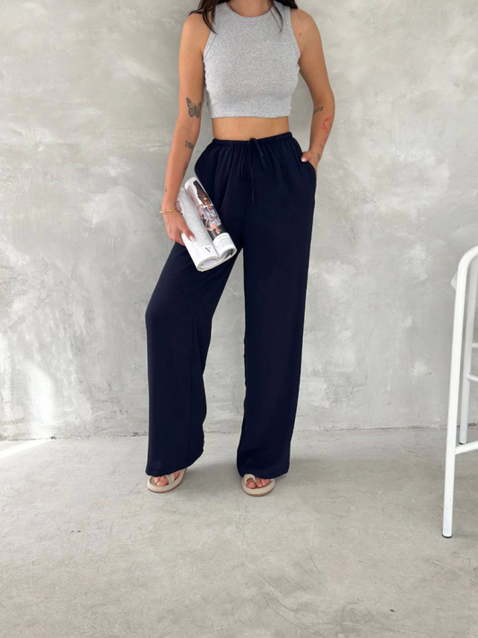 Ayrobin Oversize Pantalon - Lacivert