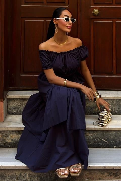 Büzgülü Crop Kat Detaylı Fırfır Etekli Takım 10196