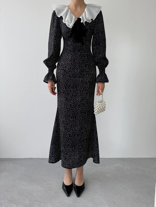 Ospe Fiyonklu Elbise