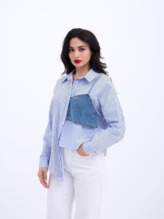 5419 GÖMLEK-WASHİNGTON ÇİZGİLİ