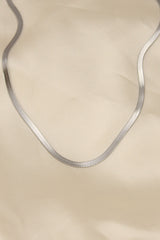 Çelik Silver Renk 45 Cm İtalyan Zincir Model Kadın Kolye