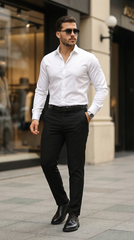 Erkek Saten Klasik Gömlek