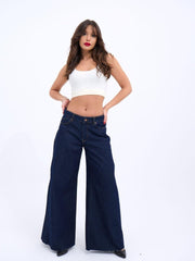 7350 KOT PANTOLON-MAVİ