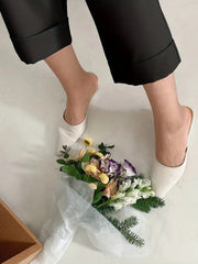 Kadın Yüksek Bel Cepli Atlas Pantolon