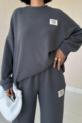 Vizon Klasik Fitilli Kazak Ve Pantolon Takım