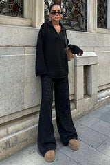 Nolan Regular Ajurlu Pantolon Takım 9885