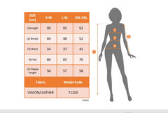 Kadın Uzun Kollu Kare Yaka üst Viskon Alt Deri Mini Elbise