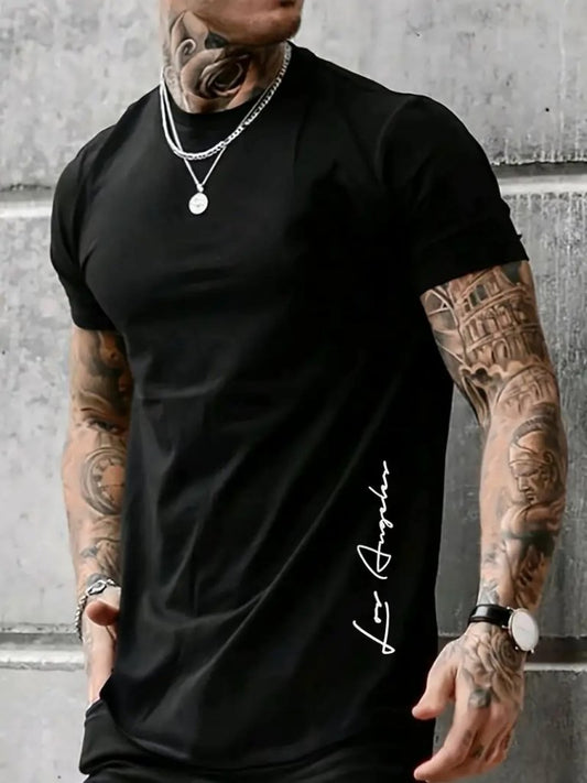 Erkek Los Angeles Baskılı Süprem T-shirt
