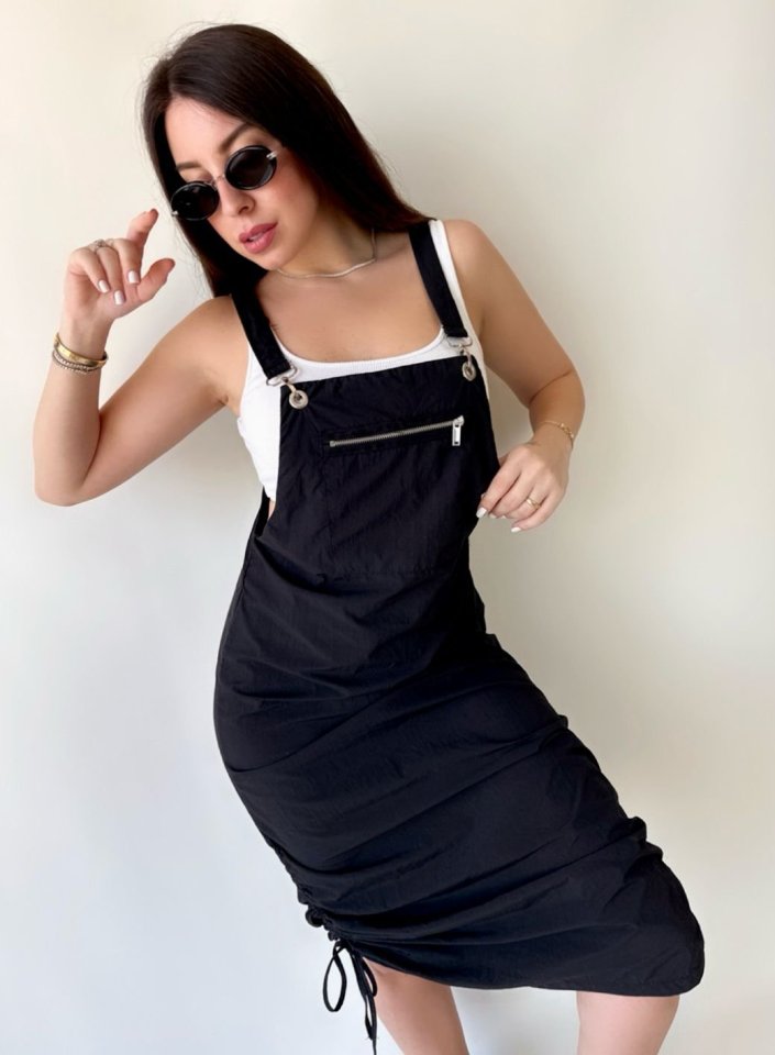 Kadın Paraşüt Kumaş Salopet Elbise Fırsat Ürün