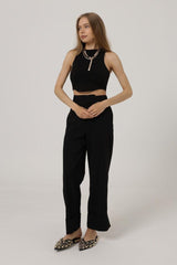 Duble Paça Pantolon - İndigo