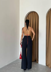 PİLE VE CEP KAPAK DEYALI SALAŞ PANTOLON - Antrasit