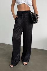 JAKAR SATEN PANTOLON - Mavi