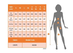 Kadın Krep Kumaş Balon Pantolon