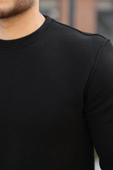 Erkek Üç İplik Şardonlu Sweatshirt