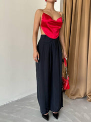 PİLE VE CEP KAPAK DEYALI SALAŞ PANTOLON - Antrasit