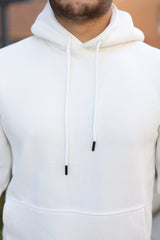 Erkek Kapüşonlu Üç İplik Şardonlu Hoodie