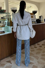 İçi Astarlı Dantel Pantolon 0081