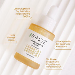 Sinoz Koyu Leke Karşıtı Arbutin Cilt Serumu Niacinamide 5% + Alpha Arbutin 2% 30 ML