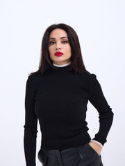 42251 TRİKO BALIKÇI FİTİLLİ KAZAK-ANTRASİT-SİYAH