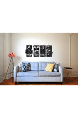 Wall Art Home 4 Element V2 Metal Tablo