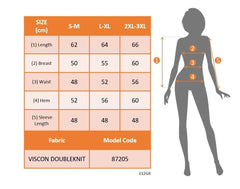 Kadın Uzun Kollu V Yakalı Viskon Iki Iplik Bluz