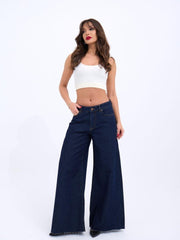 7350 KOT PANTOLON-MAVİ