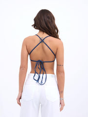 6968 KOT CROP-MAVİ
