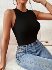 Kadın Sırt çapraz Detay Triko Bluz