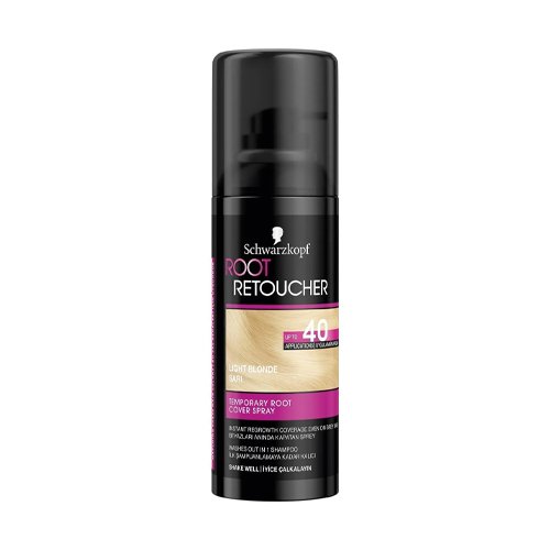 Schwarzkopf Root Retoucher Beyazları Anında Kapatan Sprey Boya Sarı 120 Ml