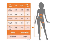 Kadın Yüksek Bel Lastikli Desenli Süprem Pantolon