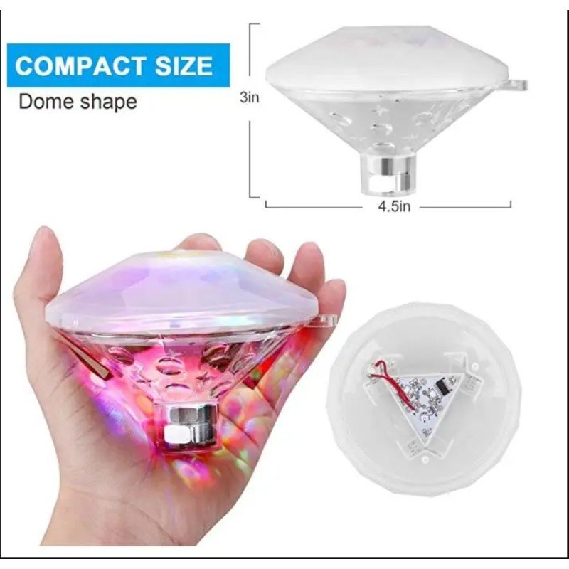 Sıcak LED Sualtı Gece Lambası Banyo Yüzme Havuz ışığı