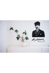 Wall Art Home Atatürk Portre Metal Tablo