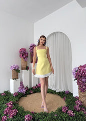 Steel Fiyonk Detay Elbise