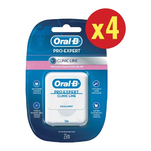 Oral-B Diş İpi Pro-Expert Clinic Line 25 M X 4