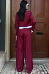 Audrey Crop Ceket Takım 10106