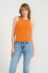 Örme Bisiklet Yaka Atlet - Fıstık Yeşili