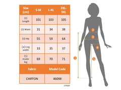 Kadın Yüksek Bel Geniş Paçalı şifon Pantolon