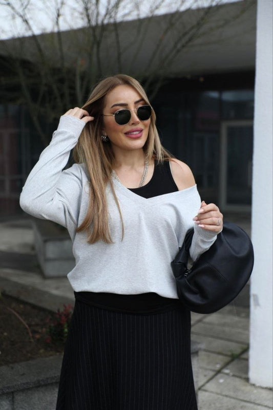 Kadın Atlet Bluz Ve Etek üçlü Takım