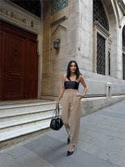 PAÇASI CIRTLI PANTOLON - Haki