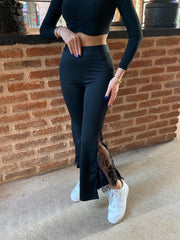 Kadın Ispanyol Paçadantel Detay Dalgıç Tayt