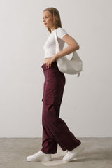 Kemerli Cargo Pantolon - İndigo