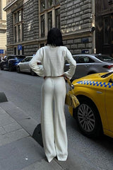 Nancy Kruveze Yaka Crop Takım 9954 - 25