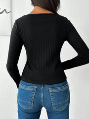 Kadın Uzun Kollu Kaşkorse Bluz