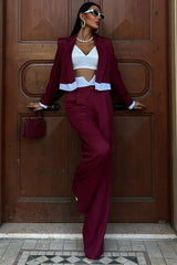 Audrey Crop Ceket Takım 10106