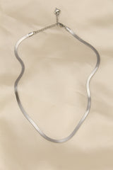Çelik Silver Renk 45 Cm İtalyan Zincir Model Kadın Kolye
