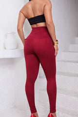 Kadın Yüksek Bel önden çapraz Kuş Göz Detaylı Dalgıç Tayt